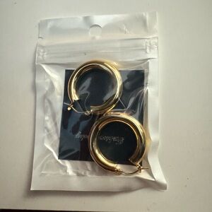 Women’s Fashion Chunky Hoops Jewlery Luxury Tarnish Resistant 14k Gold Plated